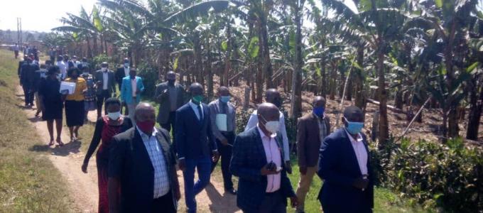 Bushenyi TPC Monitoring Projects of a newly created Nkanga Sub-County Bushenyi TPC Monitors Nkanga Sub-County Projects